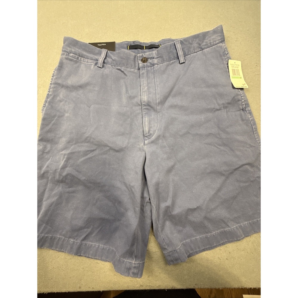 Nautica Men's 34 Clipper Shorts Relaxed Fit Bermuda Deck, Multi Pockets NWT